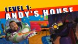 PS5/PS1 TOY STORY 2: BUZZ LIGHTYEAR TO THE RESCUE – LEVEL 1 ANDY'S HOUSE