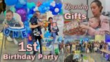 RYKER'S 1ST BIRTHDAY PARTY VLOG + GIFTS || Thefewstertv