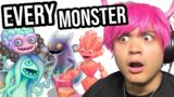 Reacting to every MY SINGING MONSTER in Ethereal Island – Characters/Sounds – (MVPerry reacts)