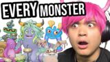 Reacting to every MY SINGING MONSTER in WATER ISLAND – Characters/Sounds – (MVPerry reacts)