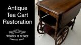 Restoring an Antique Tea Cart made by Gibbard Furniture Co., Canada's Oldest Furniture Company 1835
