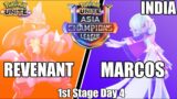 Revenant vs Marcos – Asia Champions League India 1st Stage Day 4 – Pokemon Unite Tournament