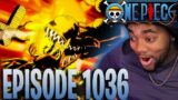 SANJI TO THE RESCUE !! | One Piece Episode 1036 REACTION