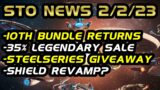 STO News 2/2: 10th Bundle Returns & Shield Revamp Incoming?