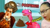 Scary Teacher 3D Stone Age World – Dino NO POOPING!!!!
