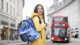 School girl hi-tech bagpack that can filter air | Bagback designed to tackle airborne diseases