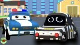 Sheriff Is Here Now Song + More Car Cartoon Videos for Preschool Kids