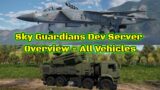 Sky Guardians Dev Server Overview – All Vehicles [War Thunder]