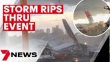 Storm smashes Sydney and the 2023 Australia Sail Grand Prix | 7NEWS