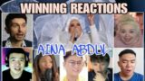 THEY HAD GOOSEBUMPS TO AINA ABDUL "TERUS HIDUP" AJL37 `REACTIONS VIDEO COMPILATION