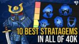 TIER LIST Ranking the best Stratagems in Arks of Omen!