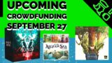 Tainted Grail 2.0, Redwood, Aegean Sea! Upcoming Crowdfunding Board Games Week of September 27!