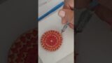 Terracotta jewelry making for beginners/colouring Terracotta pendent