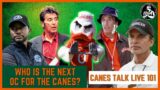 The Miami Hurricanes closing in on an Offensive Coordinator | #CanesTalkLive 101