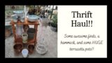 Thrift Haul – Check out my Score on Some HUGE Terracotta Pots!!