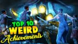Top 10 Weird/Obscure Achievements in COD Zombies History (All Games)