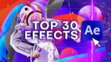 Top 30 Best Effects in After Effects