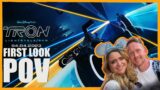 Tron Lightcycle Run At Walt Disney's Magic Kingdom First POV Look!!