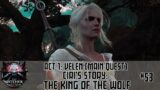WITCHER 3 Walkthrough # 53 Ciri's Story: The King Of The Wolf