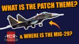 War Thunder SKY GUARDIANS update! What is the THEME of the update? & WHERE IS THE GERMAN MIG-29?