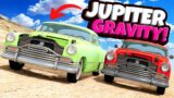 We Used JUPITER GRAVITY to Race Down a Mountain in BeamNG Drive Mods!