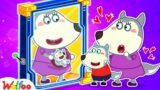 Wolfoo and Mommy Go Back in Time with Magic Mirror – Mommy Is The Best @wolfoofamilyofficial