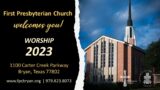 Worship Service – January 22, 2023