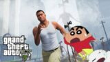 ZOMBIE FRANKLIN SAVE SHINCHAN FROM GIANT SIREN HEAD MONSTER ARMY IN GTA 5
