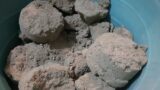 asmr sand cement broken pieces dry crunching crumbling