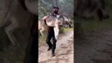 wolf died in man's hand #shorts