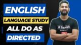 10th English Language Study 2023 | All Do As Directed | 10 Marks Guranteed | JR Tutorials |