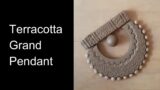 #Terracottajewellerymaking | How to make Grand Terracotta Jewellery Pendant? #pendant #uniquedesign