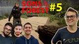 SONS OF THE FOREST ft. alanzoka capjoga e vx PARTE 5