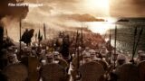 300 Spartan warriors against the 300,000-strong army of the Persian enemy.