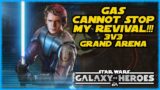 3v3 is Revived!  Despite General Skywalker's Best Efforts!  SWGOH Grand Arena LIVE!