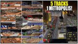 5 Tracks in 1 HUGE MX SIMULATOR CITY!