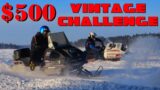 $500 Snowmobile ENDURANCE CHALLENGE – Will they (and we) Survive!?
