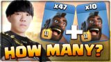 57 HOG RIDERS!  Has Klaus gone mad?  Navi CRUSH this base | Clash of Clans Esports
