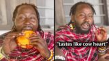 African Tribe Tries Burgers for the First Time