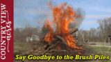 After 3 inches of rain, It's a perfect time to burn brush.