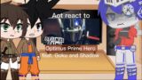 Aot react to Optimus Prime Hero ft. Goku and Shadow | Read Desc |