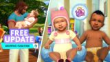 BEST BASE GAME UPDATE EVER! infants, birthmarks, stretch marks & cesarean scars – sims 4