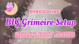 BIG Grimoire Setup || Happy Planner Memory Keeping || Discbound Spiritual Creative Journal