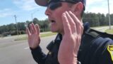 Biden Send Cops To Stop Protester At NAS Oceana- VA Beach PD Shut Down Road!!! Shaun Porter Reports