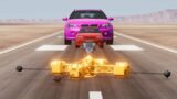 Big & Small Cars vs SPINNER OF DEATH in BeamNG Drive!