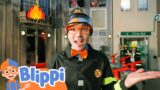 Blippi the Firefighter to the Rescue! | Blippi | Kids Songs | Moonbug Kids