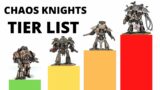 Chaos Knights Army Tier List – The Best and Strongest Units in the Codex