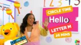 Circle Time with Ms. Monica – Songs for Kids, Bilingual Birdies Visits – Letter S, Episode 9