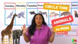 Circle Time with Ms. Monica – Zoo Animals – Songs for Kids –  Preschool Lesson –  Episode 11