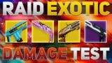 Conditional Finality Damage Comparison (Raid Weapon Test) | Destiny 2 Lightfall
